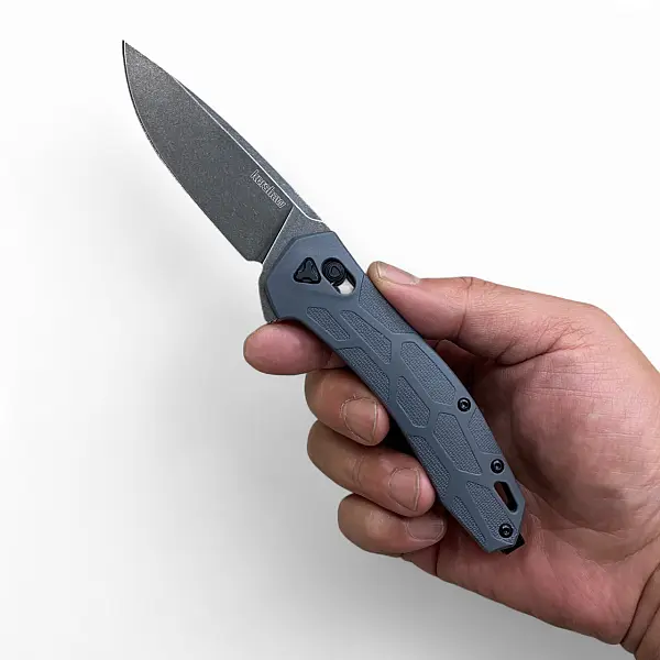 Kershaw COVALENT DuraLock KVT 石洗面/D2鋼折刀-0
