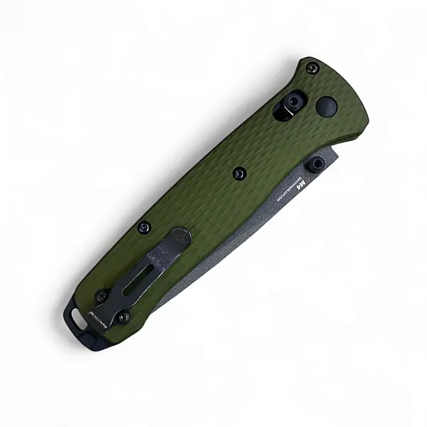 Benchmade BAILOUT 綠鋁柄Tanto半齒刃折刀-0
