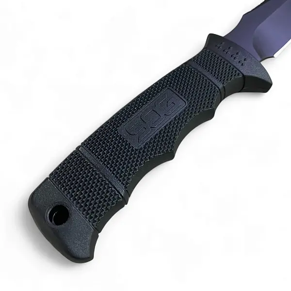 【瑞棋精品名刀】SOG SEAL PUP ELITE-BLK AUS8鋼/黑刃直刀-0