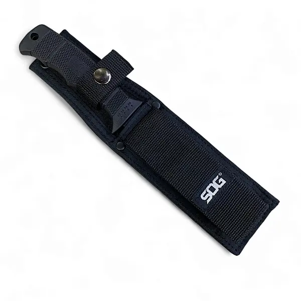 【瑞棋精品名刀】SOG SEAL PUP ELITE-BLK AUS8鋼/黑刃直刀-0