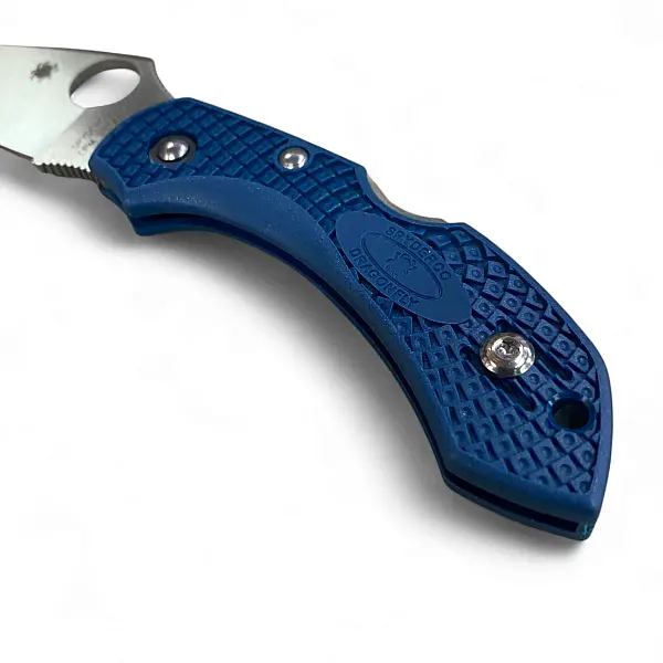 Spyderco Dragonfly™ 2 蜻蜓2代 SPY27鋼/藍FRN柄-0