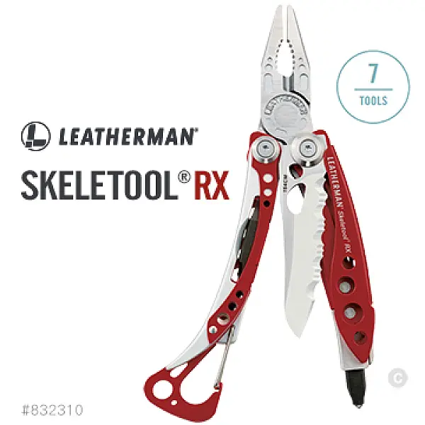Leatherman Skeletool RX 工具鉗-紅色/無尼龍套