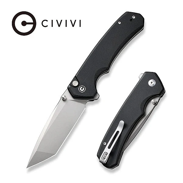 Civivi C19059C-1 Brazen 14C28N鋼/按鈕鎖/黑G10柄-折刀