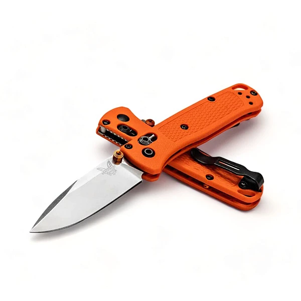Benchmade 533 MINI BUGOUT橘Grivory柄折刀