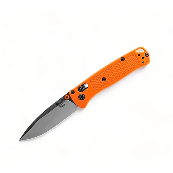 Benchmade 533 MINI BUGOUT橘Grivory柄折刀-0