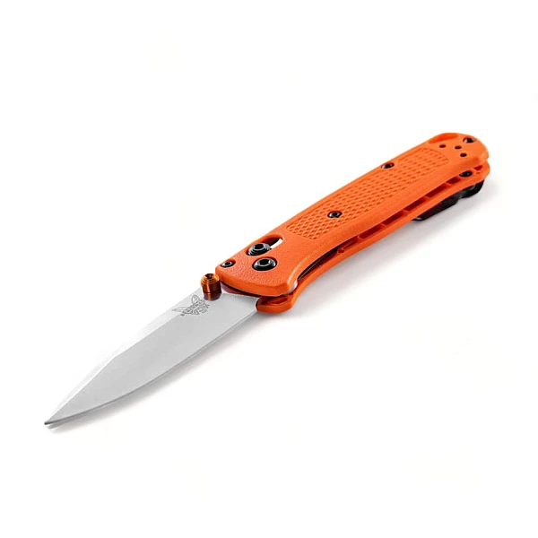 Benchmade 533 MINI BUGOUT橘Grivory柄折刀-0