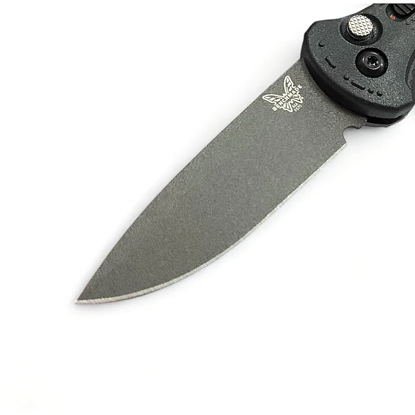 Benchmade 9570BK Mini Claymore D2鋼/黑柄黑刃/自動刀-0