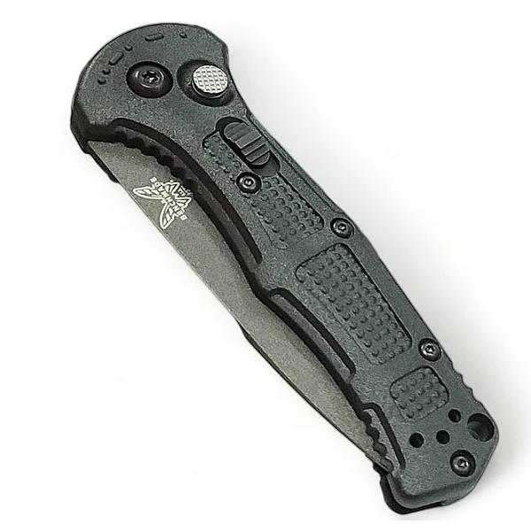 Benchmade 9570BK Mini Claymore D2鋼/黑柄黑刃/自動刀-0