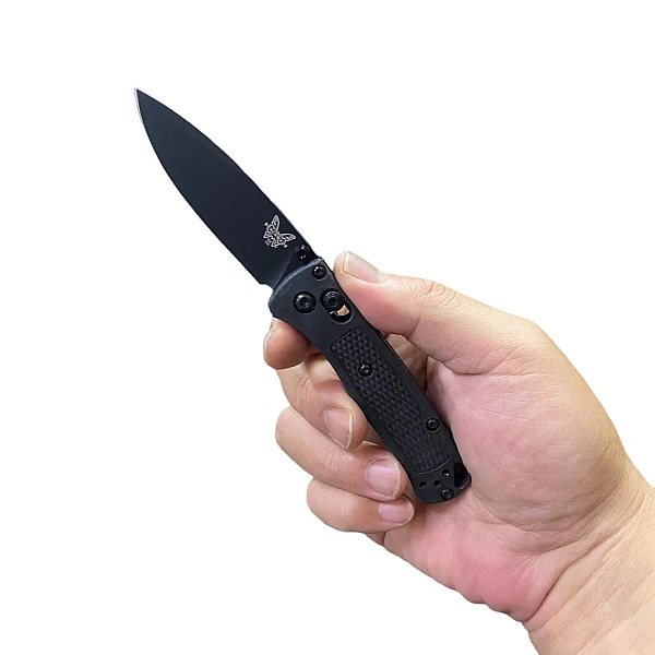 Benchmade 533BK-2 MINI BUGOUT黑Grivory柄折刀-0