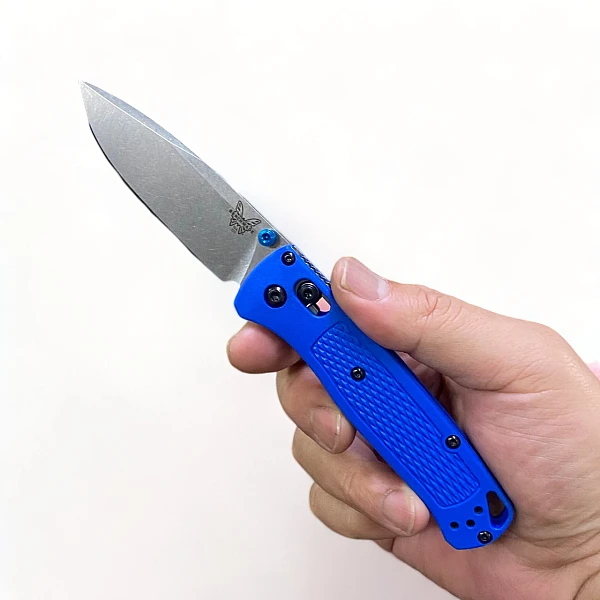 Benchmade 535 Bugout AXIS 藍Grivory柄折刀-0