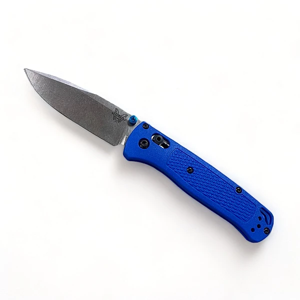 Benchmade 535 Bugout AXIS 藍Grivory柄折刀-0