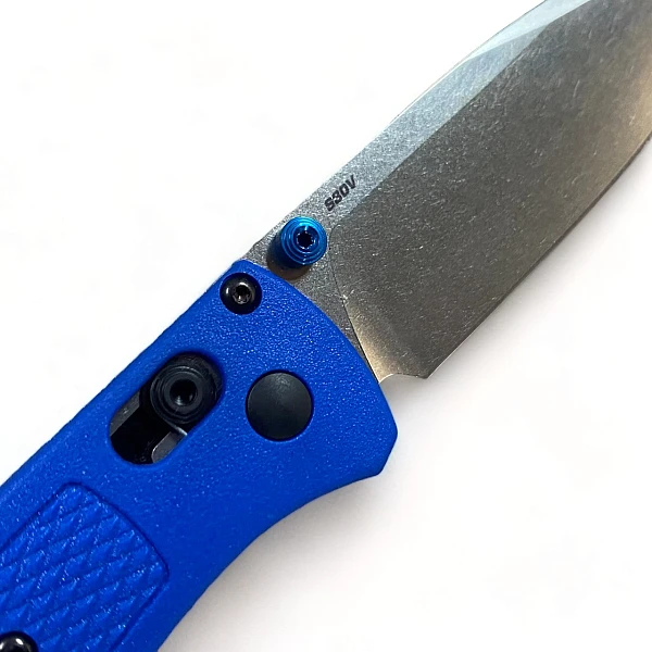 Benchmade 535 Bugout AXIS 藍Grivory柄折刀-0