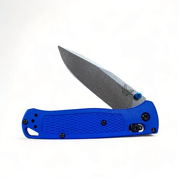 Benchmade 535 Bugout AXIS 藍Grivory柄折刀-0