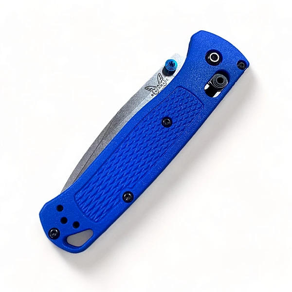 Benchmade 535 Bugout AXIS 藍Grivory柄折刀-0
