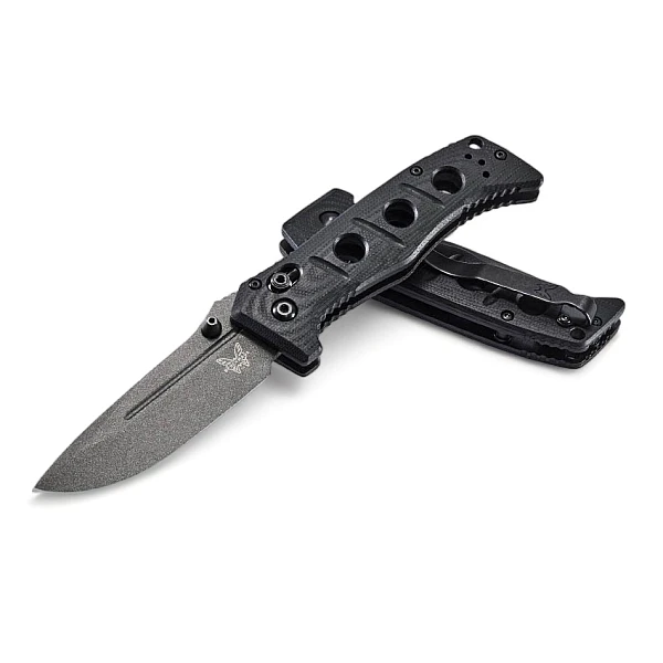 Benchmade 273GY-1 Mini Adamas AXIS折刀/黑柄黑平刃