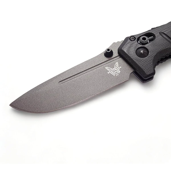 Benchmade 273GY-1 Mini Adamas AXIS折刀/黑柄黑平刃-0