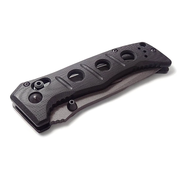 Benchmade 273GY-1 Mini Adamas AXIS折刀/黑柄黑平刃-0