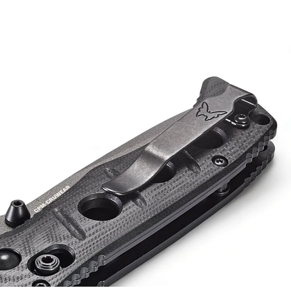 Benchmade 273GY-1 Mini Adamas AXIS折刀/黑柄黑平刃-0