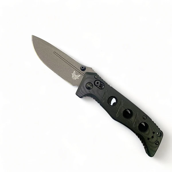 Benchmade 273GY-1 Mini Adamas AXIS折刀/黑柄黑平刃-0