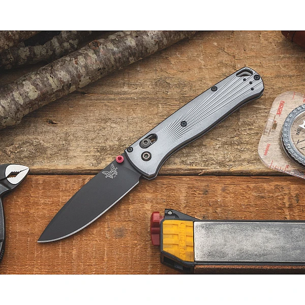Benchmade 535BK-4 Bugout AXIS 銀灰鋁柄折刀/M390鋼-0