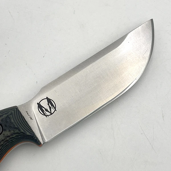 WTG Nomad Bushcrafter 叢林工匠 野營小刀 N690鋼/緞面/黑綠柄橘襯 <不二價>-0
