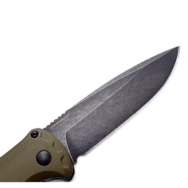 Benchmade 4300BK-02 CLA 橄欖綠G10柄側彈刀-0