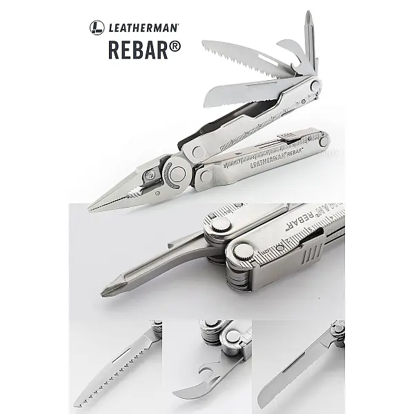 Leatherman Rebar 工具鉗-銀色/附尼龍套-0