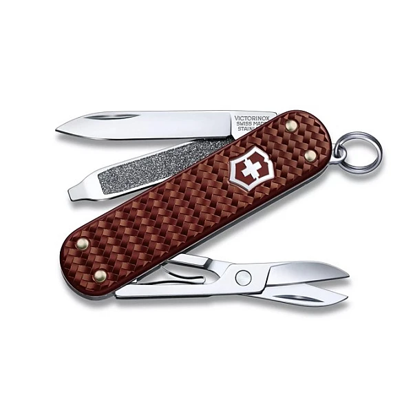 Victorinox Precious Alox 58mm編織紋鋁柄五用瑞士刀 0.6221.4011G