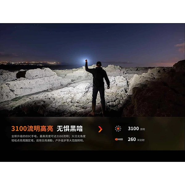 Fenix E35R 超亮便攜EDC手電筒 3100流明Type-C直充-0