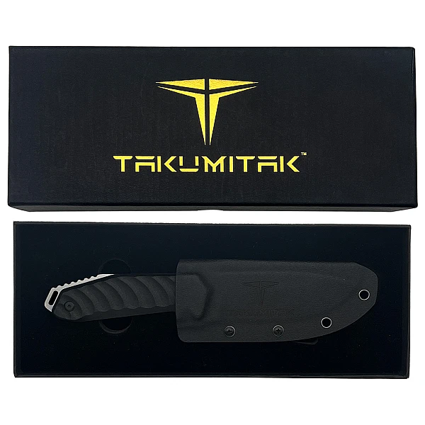 TAKUMITAK TAKUMI 匠 野營刀 D2鋼/黑G10柄-0