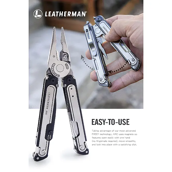 Leatherman ARC 工具鉗 MagnaCut鋼/DLC塗層/附Bit kit組+側袋尼龍套-0