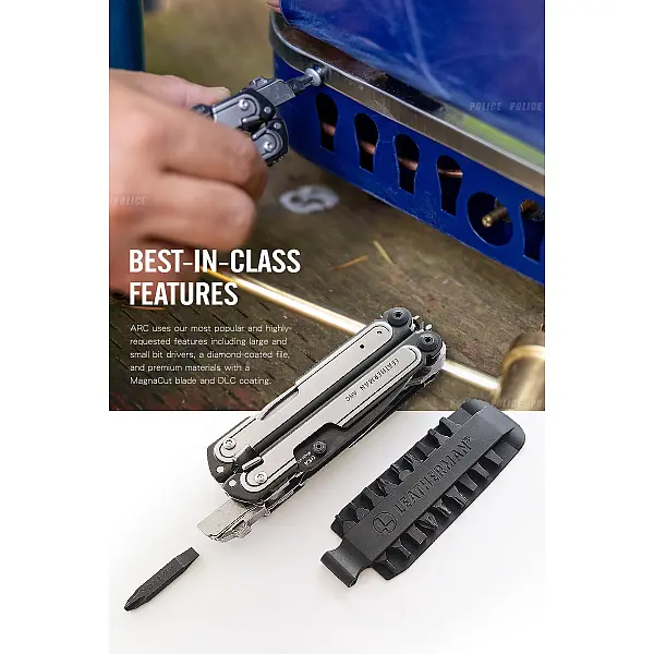 Leatherman ARC 工具鉗 MagnaCut鋼/DLC塗層/附Bit kit組+側袋尼龍套-0