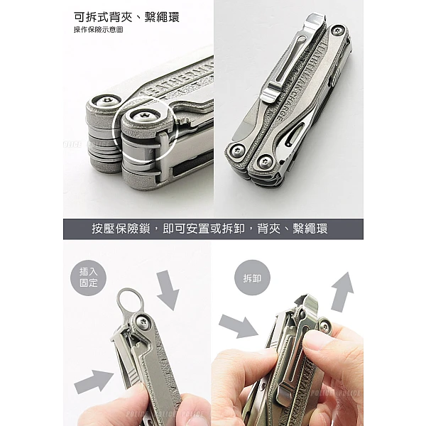 LEATHERMAN Charge+ TTi 工具鉗/附Bit kit組+側袋尼龍套-0