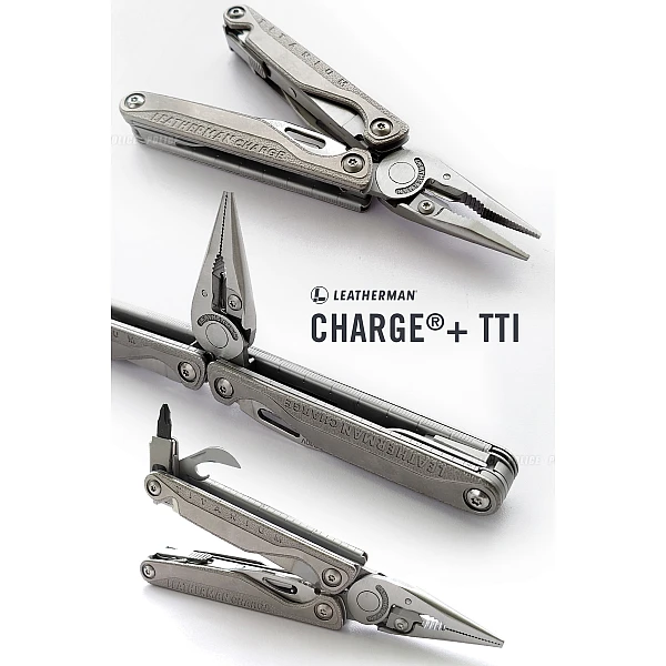 LEATHERMAN Charge+ TTi 工具鉗/附Bit kit組+側袋尼龍套-0