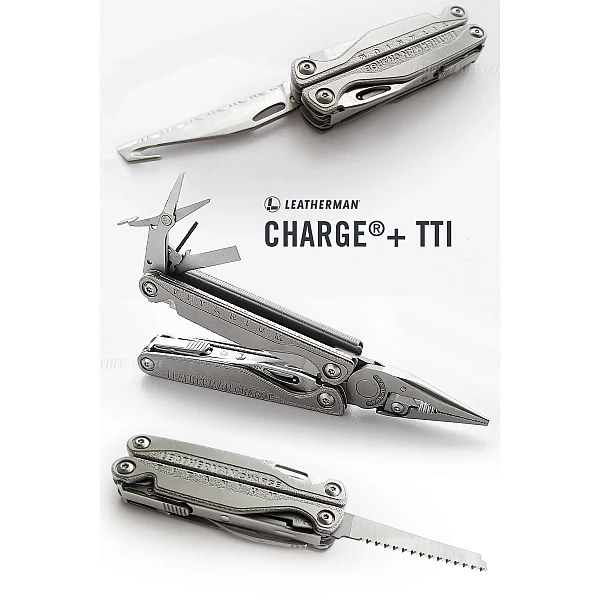 LEATHERMAN Charge+ TTi 工具鉗/附Bit kit組+側袋尼龍套-0