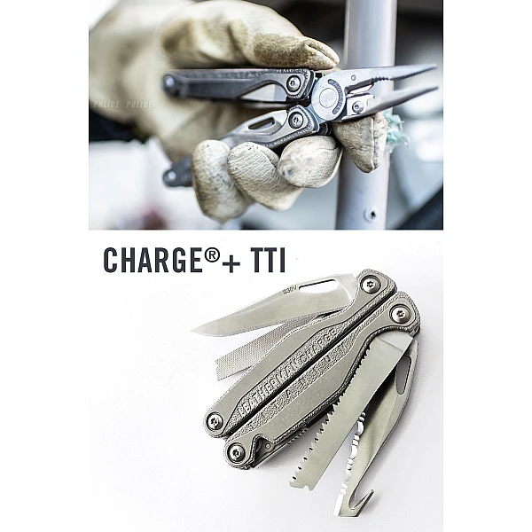 LEATHERMAN Charge+ TTi 工具鉗/附Bit kit組+側袋尼龍套-0