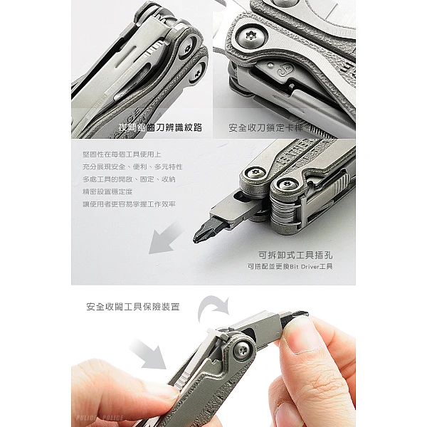 LEATHERMAN Charge+ TTi 工具鉗/附Bit kit組+側袋尼龍套-0