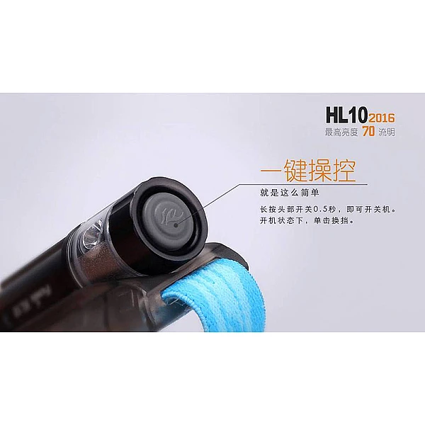 Fenix HL10 迷你多用途頭燈(金色) 70流明 AAA電池-0