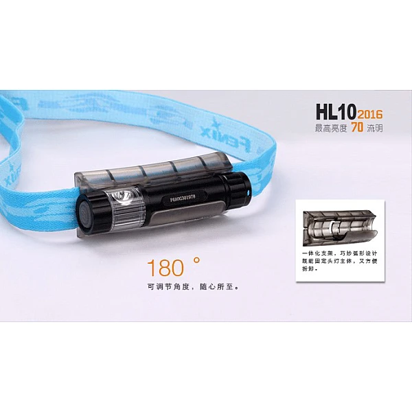 Fenix HL10 迷你多用途頭燈(金色) 70流明 AAA電池-0