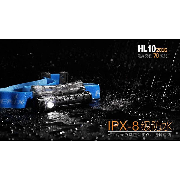 Fenix HL10 迷你多用途頭燈(金色) 70流明 AAA電池-0