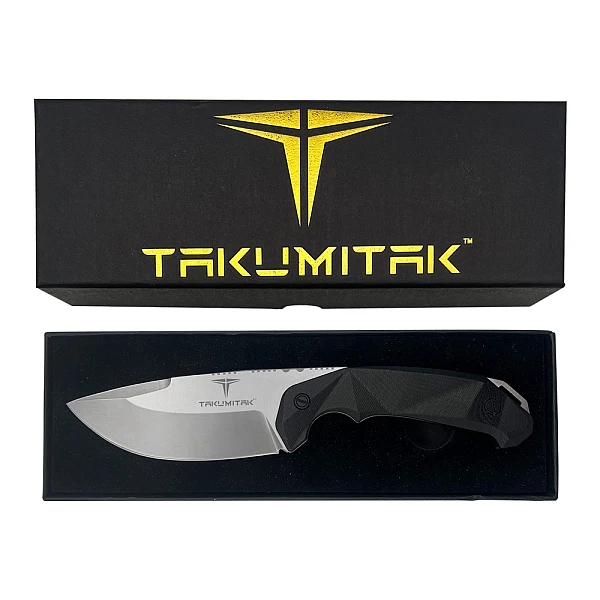 TAKUMITAK COMPANION 野營刀 D2鋼/黑G10柄-0