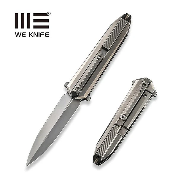 Weknife Diatomic 鈦柄灰刃/CPM-20CV鋼S/E折刀-單一特價
