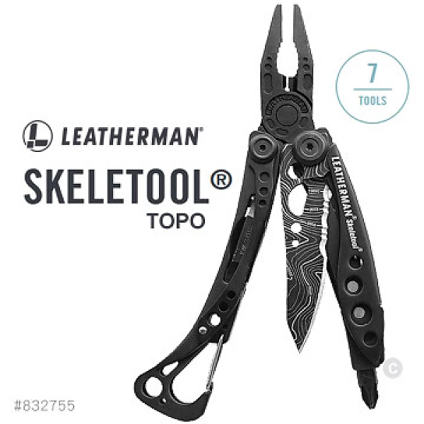 Leatherman Skeletool TOPO 工具鉗-等高線圖款/無尼龍套-0