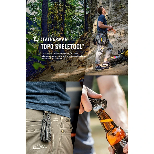 Leatherman Skeletool TOPO 工具鉗-等高線圖款/無尼龍套-0