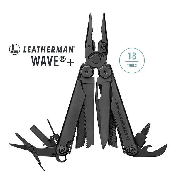 Leatherman Wave Plus 工具鉗-黑色/附尼龍套-0