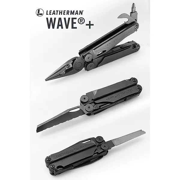 Leatherman Wave Plus 工具鉗-黑色/附尼龍套-0
