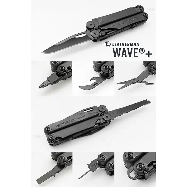 Leatherman Wave Plus 工具鉗-黑色/附尼龍套-0