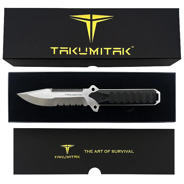 TAKUMITAK ESCORT 護衛者 戰術直刀 D2鋼/半齒刃-0