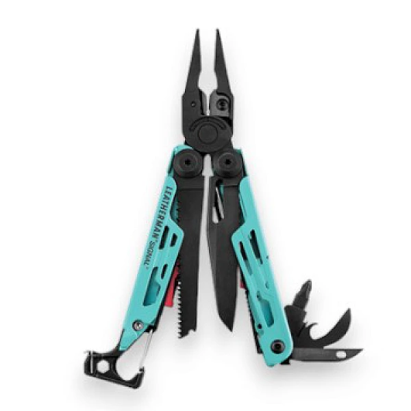 Leatherman SIGNAL 工具鉗-水波綠/附尼龍套/贈D型扣
