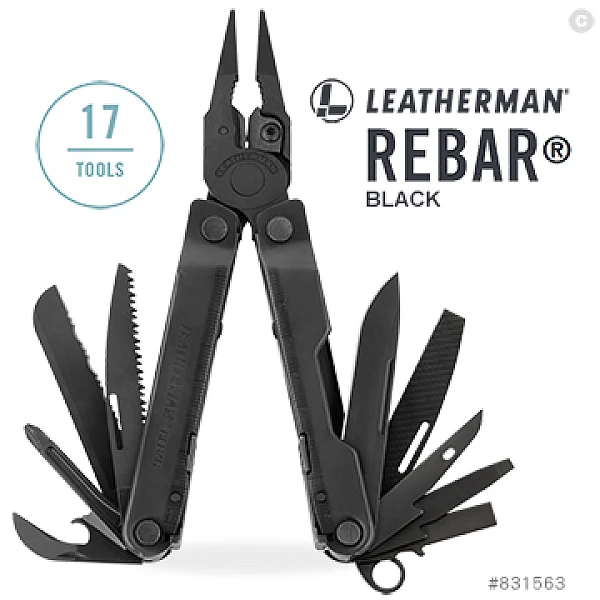 Leatherman Rebar 工具鉗-軍事黑/附Molle套-0